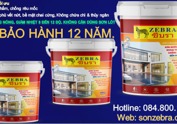 BỘ ĐÔI HOÀN HẢO NỘI THẤT LAU CHÙI SIÊU BÓNG & NGOẠI THẤT CHỐNG RẠN NỨT BẢO VỆ 12 NĂM.