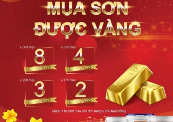 MUA SƠN MÀ LẠI ĐƯỢC VÀNG  SƠN NƯỚC ZEBRA SẴN SÀNG - TRAO NGÀN QUÀ TẶNG  CHƯƠNG TRÌNH MUA SƠN ĐƯỢC VÀNG 2022.
